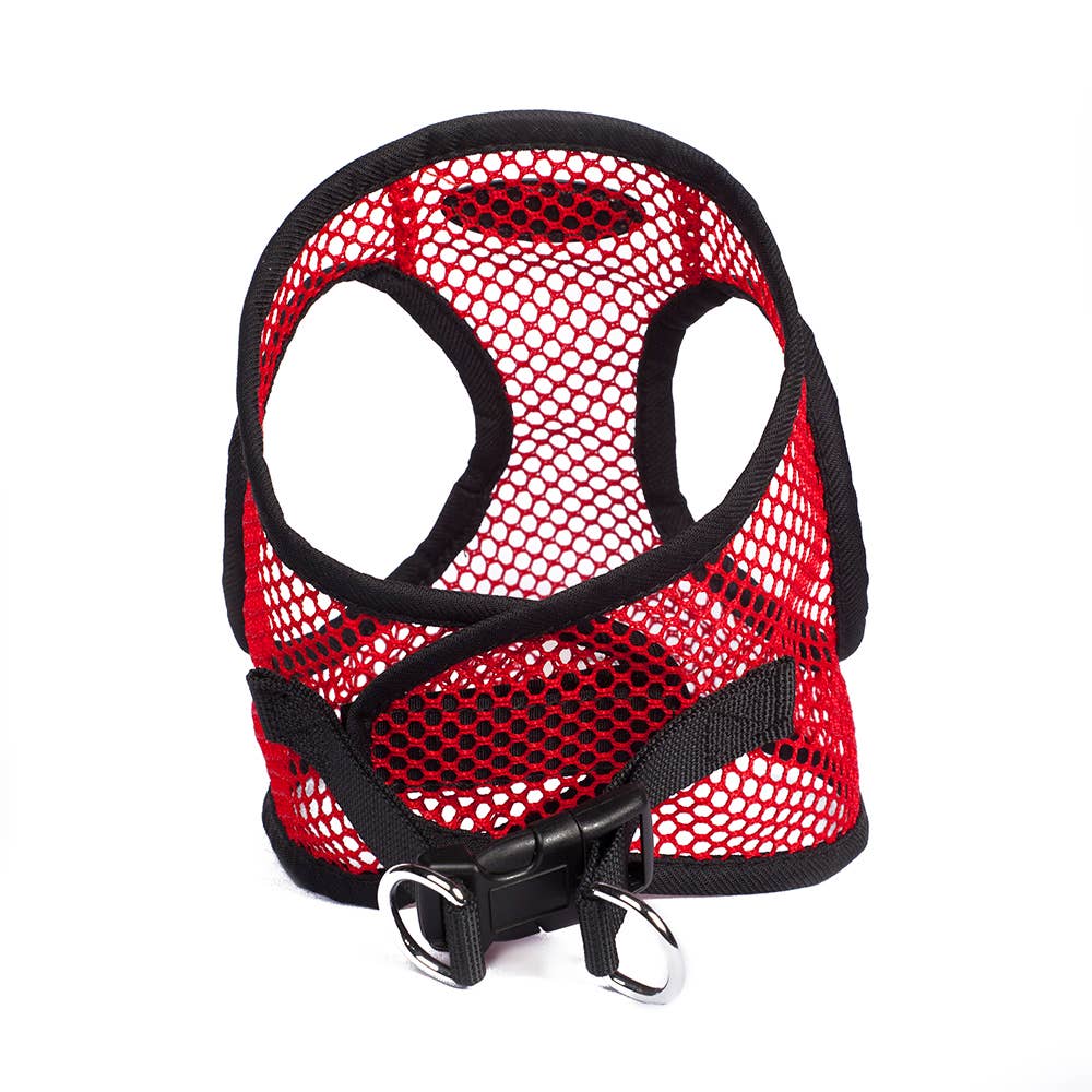 Netted Step in Dog Harness