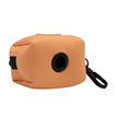 Dog Waste Bag Holder Orange With Clasp