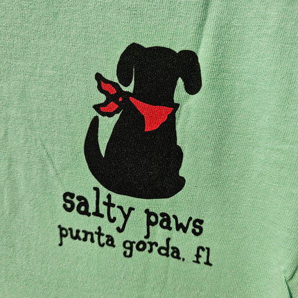 Tubin' Dog Salty Paws Tee Shirt