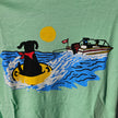 Tubin' Dog Salty Paws Tee Shirt