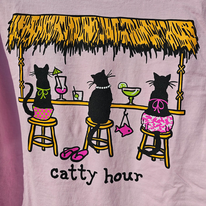 Catty Hour Salty Paws Tee T-Shirt