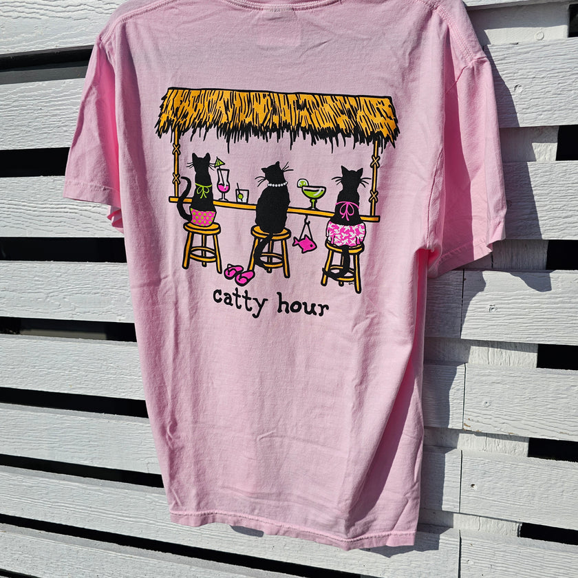 Catty Hour Salty Paws Tee T-Shirt