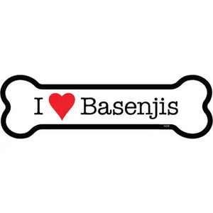 Basenji - Bone Shaped Magnet