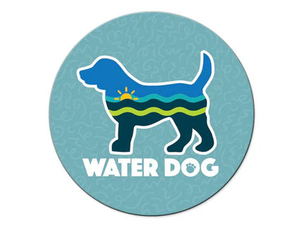 Water Dog Car Coaster