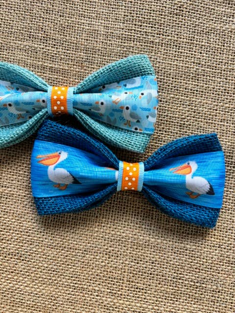 Seagulls & Pelicans Bundle Velcro Collar Bow Tie for Cat and Dogs