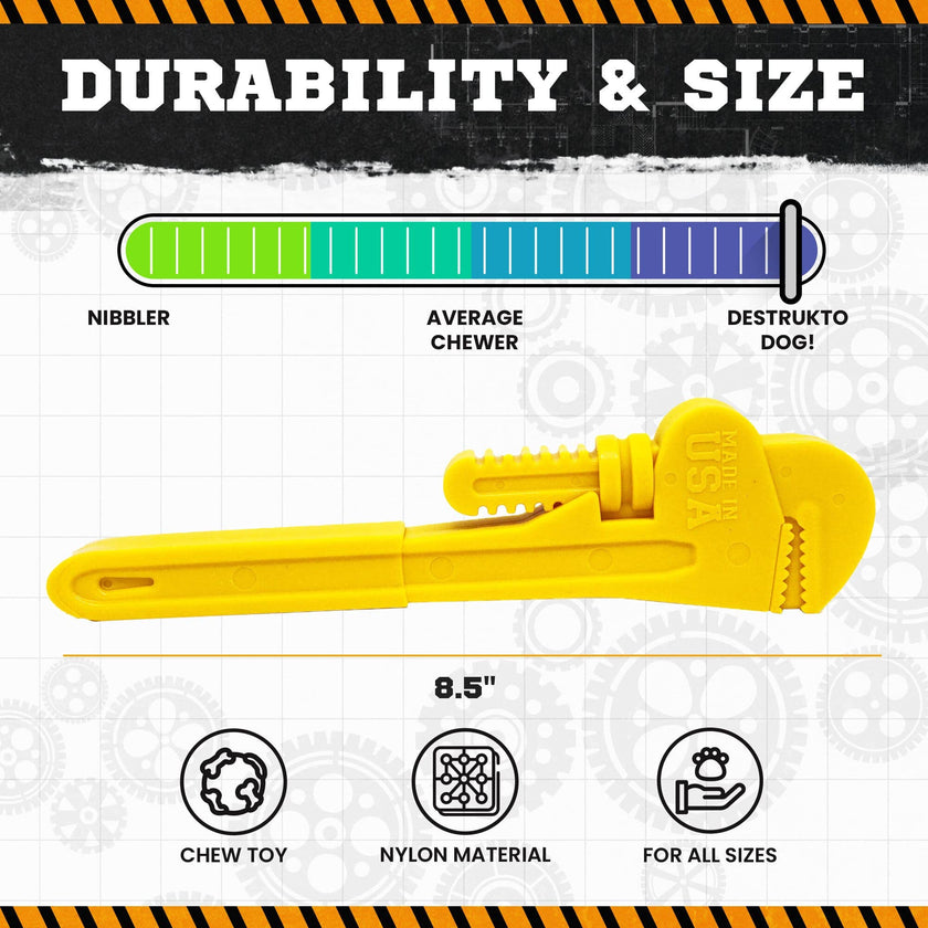 SP ID Nylon Pipe Wrench Dog Chew Toy