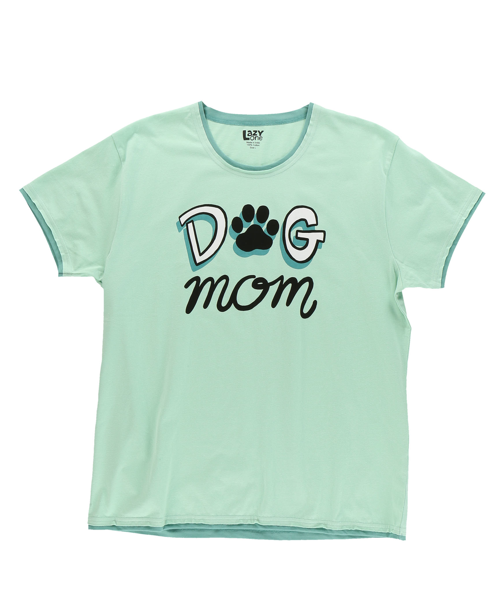 PJ Tee Dog Mom Women's Regular Fit Pajama Shirt