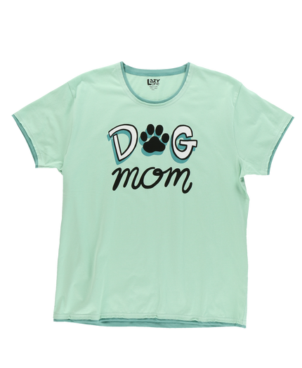 PJ Tee Dog Mom Women's Regular Fit Pajama Shirt