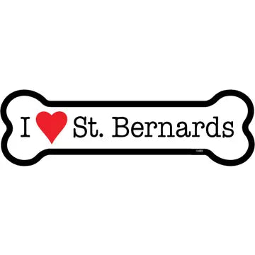 St. Bernard - Bone Shaped Magnet