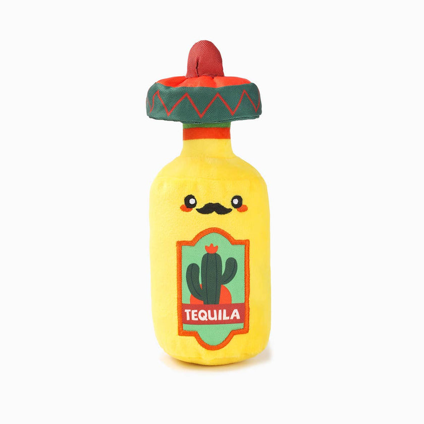 Dog Toy Tequila Fiesta Chewsday Plush Two-In-One Toy