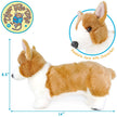 Plush Corgi Carlotta The Corgi Stuffed Animal Plush