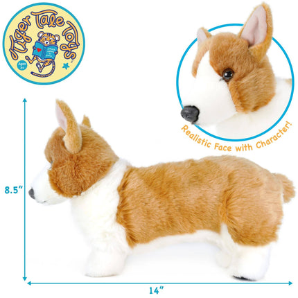 Plush Corgi Carlotta The Corgi Stuffed Animal Plush