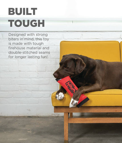 Outward Hound Fire Hose Fetch Durable Dog Toy Red Medium