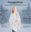 Westie Snugg Wraps with Hoodie – Ultra Soft Sherpa Fleece Wrap for Pet Lovers