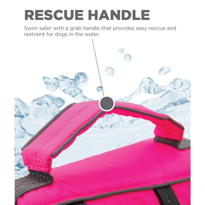 Outward Hound Granby Splash Life Jacket Pink XS