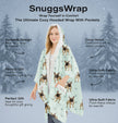 French Bulldog Snugg Wraps with Hoodie – Ultra Soft Sherpa Fleece Wrap for Pet Lovers