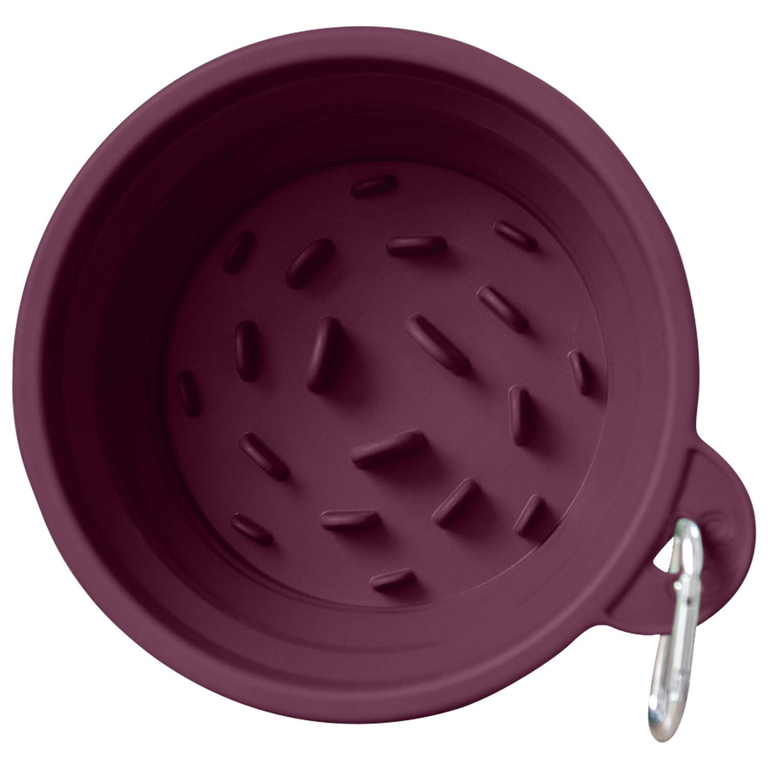 Travel Slow Feeder Dog Bowl with Non-Slip Suction Bottom
