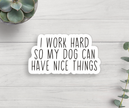 Dog Vinyl Sticker