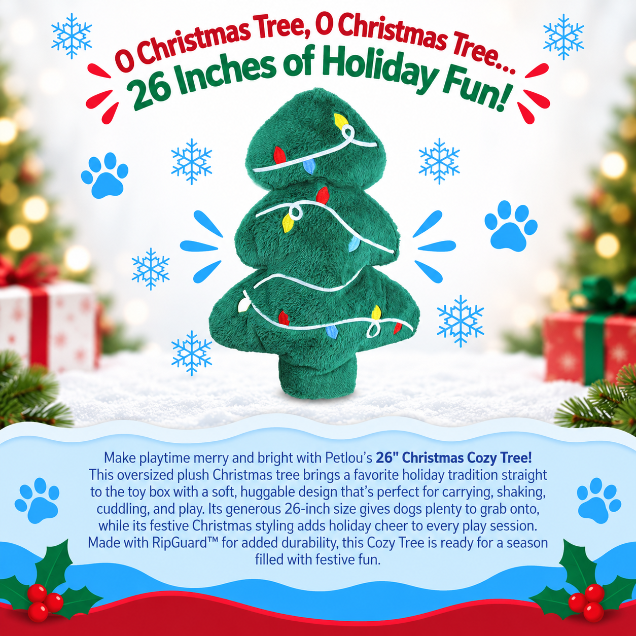 Dog Toy Christmas Tree 26