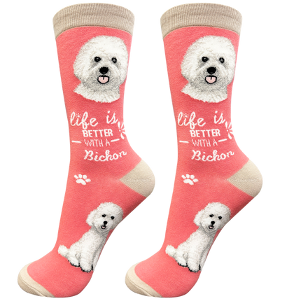 Bichon Frise Dog Socks Unisex