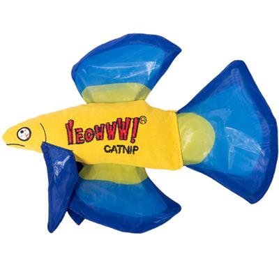 Yeowww! Mo Betta Fish Blue Cat Toy