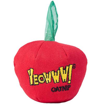 Cat Toy Yeowww! Apple Red Catnip Toy
