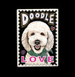 Doodle LOVE Magnet