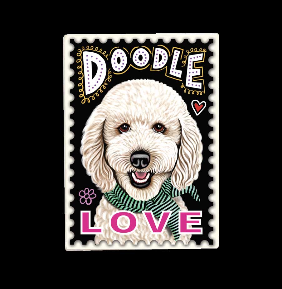 Doodle LOVE Magnet