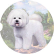 Bichon Frise Car Coaster