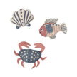 Dog Toy Sea Theme 3pc High Tides Good Vibes Canvas Toy Set