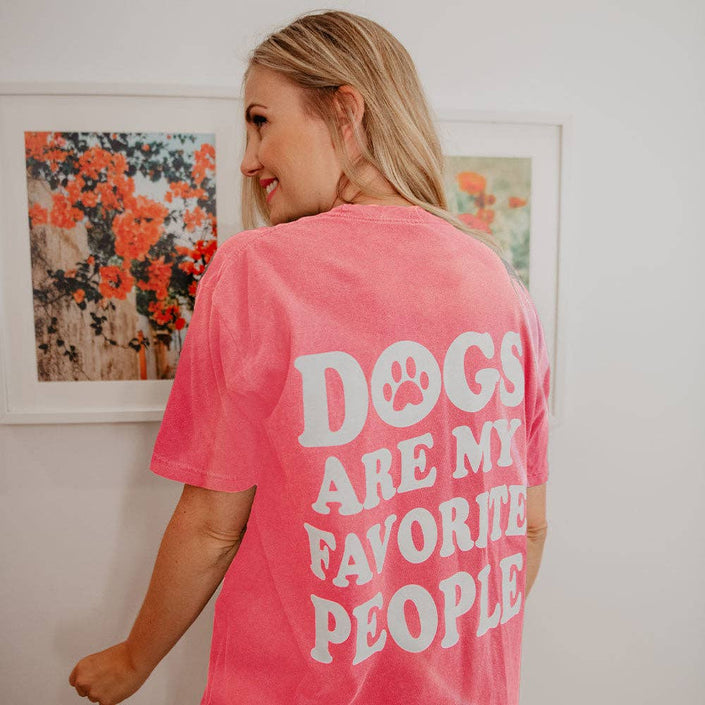 Dogs Are My Favorite People S/S Graphic Tee T-Shirt