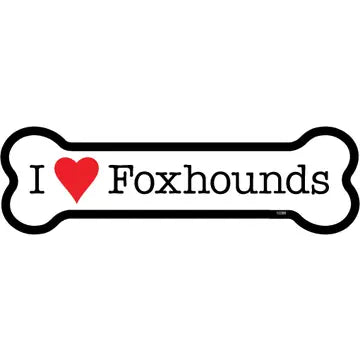 Foxhound - Bone Shaped Magnet