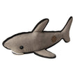 Dog Toy Shark SnugArooz Saul the Shark w/ Rubber Spikey Ball Dog Toy 19