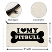 I Love My Pitbull Canvas Multi-Use Zipper Bag