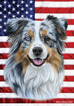 Australian Shepherd  -  All-American III Garden Flag