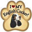 Show off your love for your favorite furry friend with our English Cocker Spaniel Tri Color Paw Magnet! Perfect for your car trunk or any magnetic surface, this adorable paw-shaped magnet features a vibrant image of your favorite dog or cat breed. Made from durable, weather-resistant materials, it’s designed to withstand the elements while adding a touch of personality to your vehicle or home