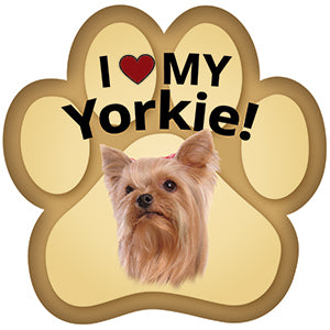 Show off your love for your favorite furry friend with our Yorkshire Terrier Paw Magnet! Perfect for your car trunk or any magnetic surface, this adorable paw-shaped magnet features a vibrant image of your favorite dog or cat breed. Made from durable, weather-resistant materials, it’s designed to withstand the elements while adding a touch of personality to your vehicle or home.