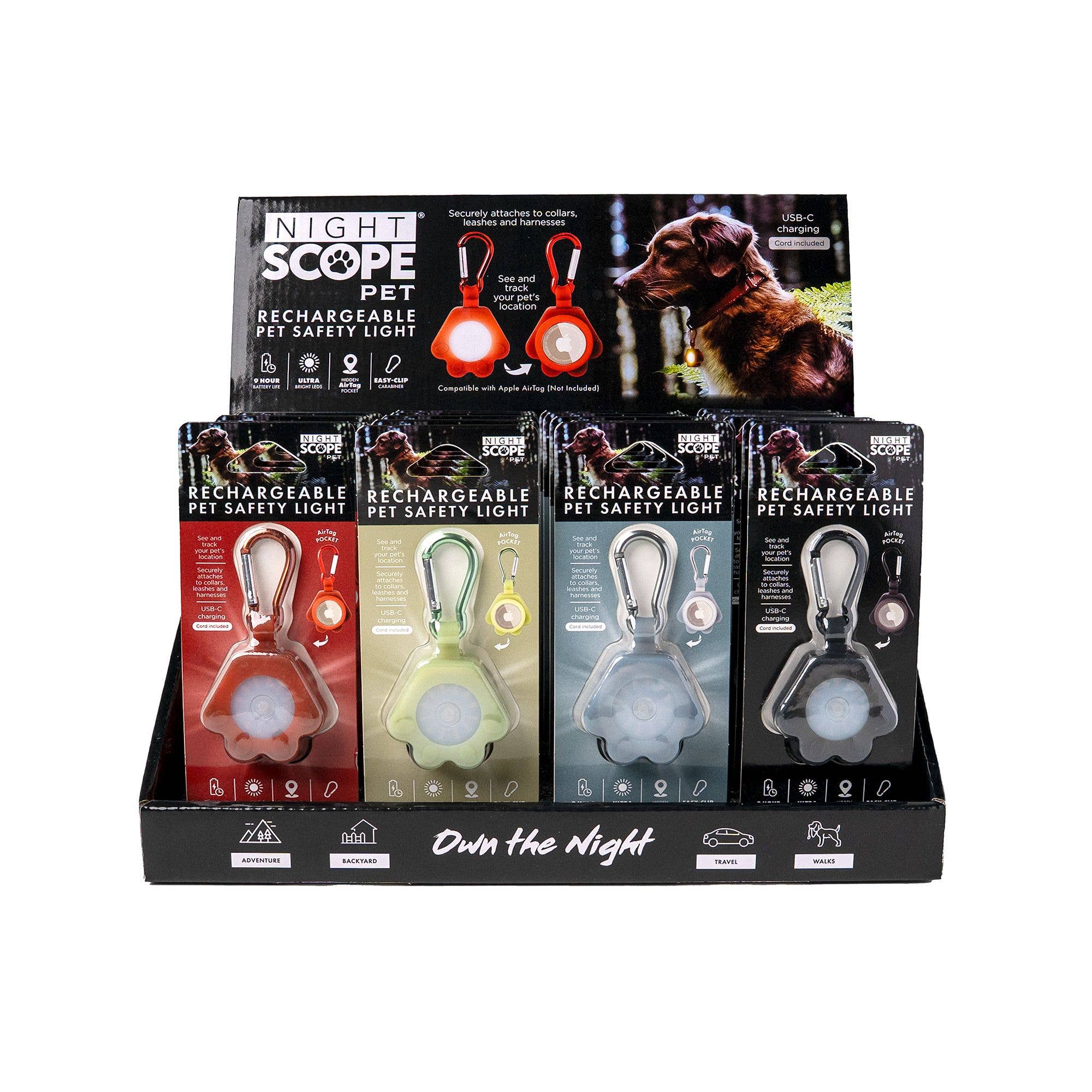 Pet Light LED Night Scope Rechargeable Pet Light for Collar or Harness