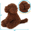 Plush Labradoodle Chocolate Laurel The Labradoodle Stuffed Animal Plush
