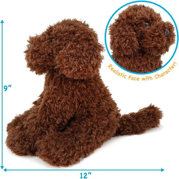 Plush Labradoodle Chocolate Laurel The Labradoodle Stuffed Animal Plush