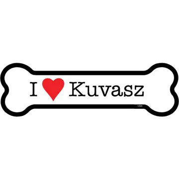 Kuvasz - Bone Shaped Magnet