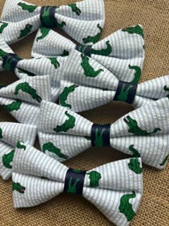 Alligators Seersucker Print Standard Size