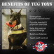 USA-K9 Grenade Rubber Dog Chew Toy K9 Handler Reward Dog Toy