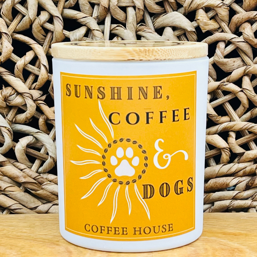 Sunshine, Coffee & Dogs Candle