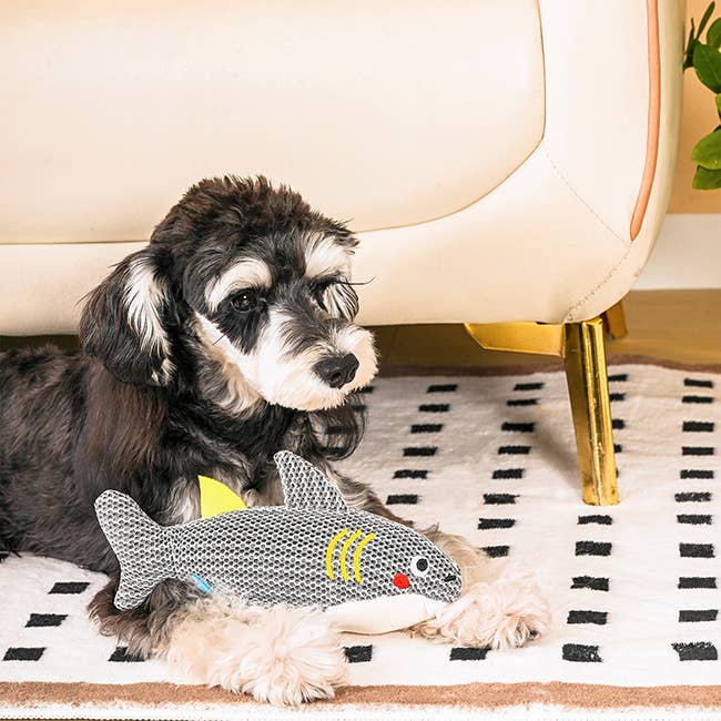 Dog Toy Shark Ocean Pals Dog Plush Mesh Toy
