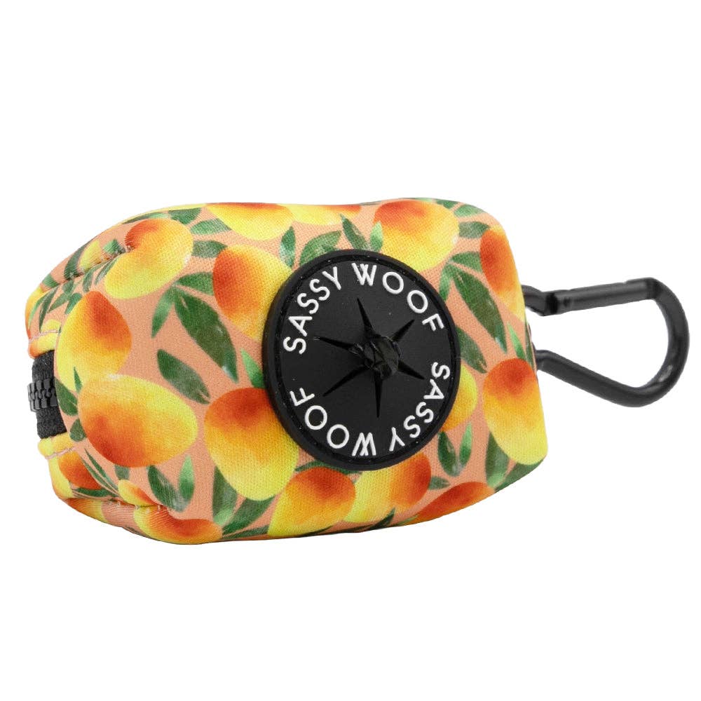 Dog Waste Bag Holder Mango Tango With Clasp