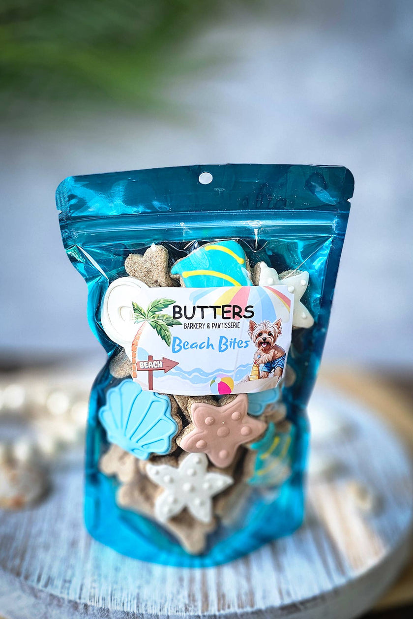 Dog Treat Cookies Beach Bites Gift Bag
