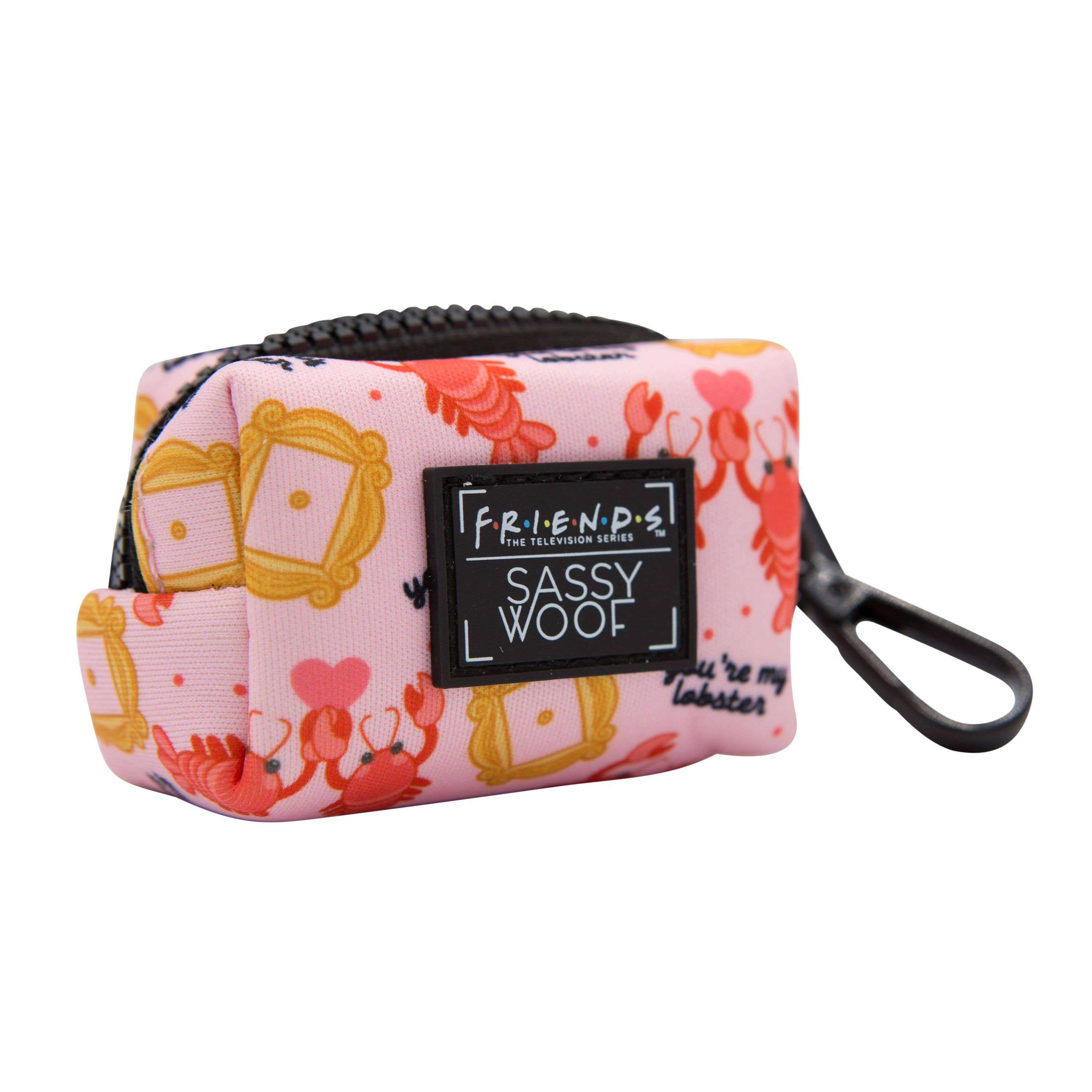 Dog Waste Bag Holder Friends Lobster With Clasp