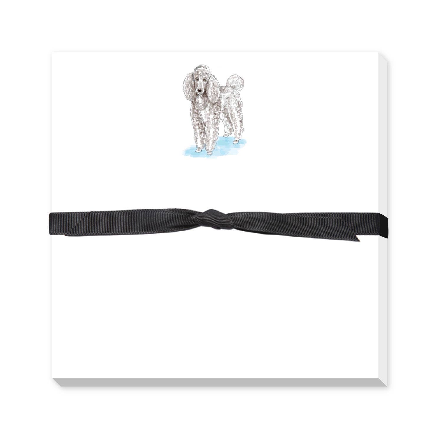 Poodle White Memo Notepad