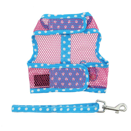 Cool Mesh Dog Harness - Pink & Blue Flip Flop